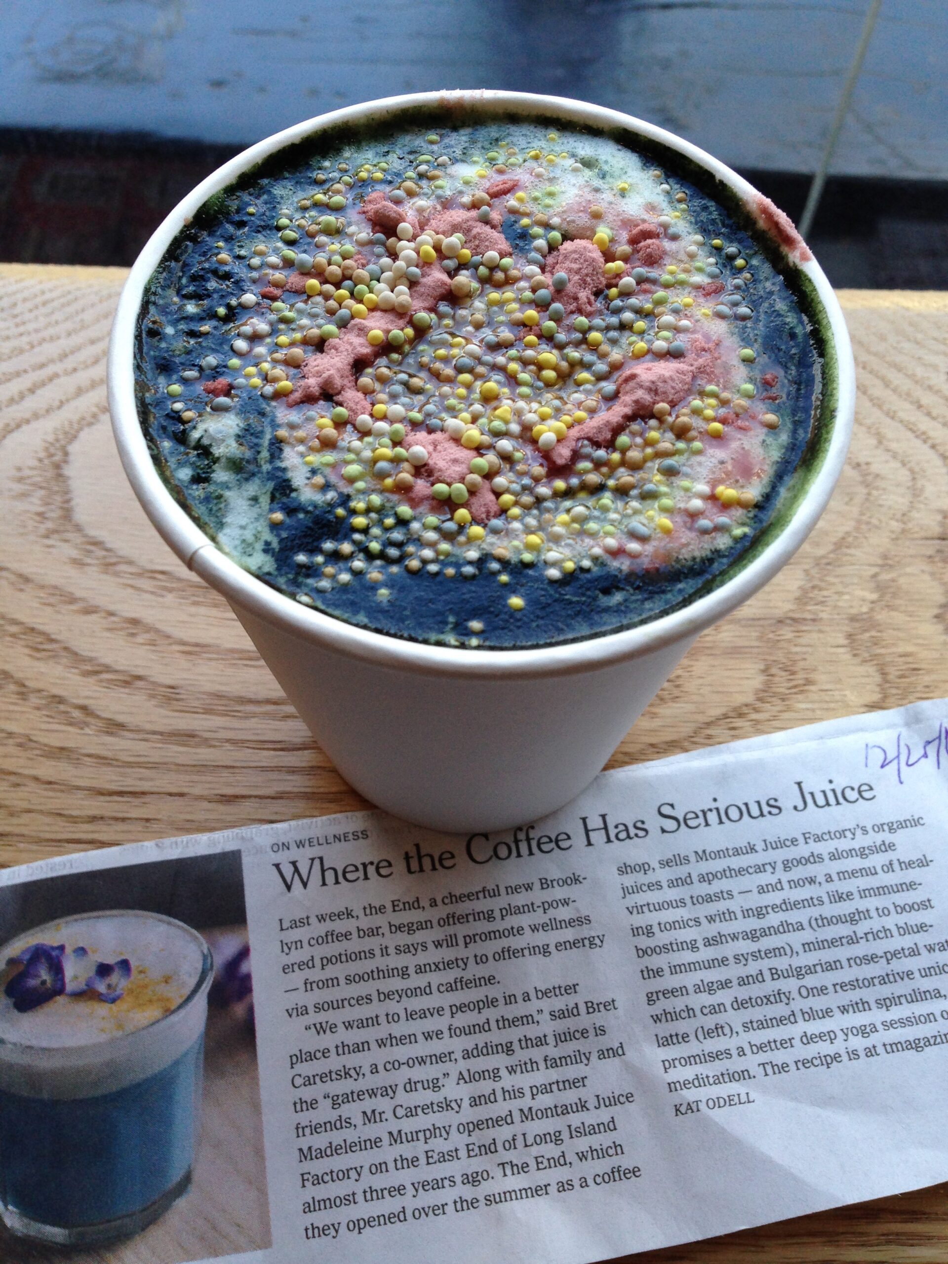 A health cup of juice